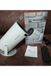 LED FULL HD projeksiyon cihazı 1280x720 çözünürlük 200 ansilümen 3000:1 kontrast beyaz