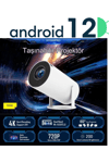 LED FULL HD projeksiyon cihazı 1280x720 çözünürlük 200 ansilümen 3000:1 kontrast beyaz