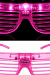 Led Işıklı Shutter Parti Gözlüğü Pembe Renk 1 Adet Pilli Eğlence Aksesuarı BX-313770