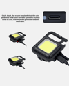 LED Mini Anahtarlık Fener – 1000 Lümen Güçlü Işık ve USB Type-C Şarjlı Yeni Nesil