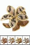 Leopar Desenli Lotus Mandal Toka 8 cm