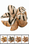 Leopar Desenli Lotus Mandal Toka 8 cm