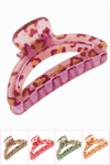 Leopar Desenli Oval Mandal Toka 8 cm