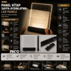 Lıght Panel Kitap Sayfa Aydınlatma Led Paneli Kitap Okuma Pilli 15x17cm İ10-027 Bx40