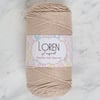 Loren Polyester Soft Macrame Taş Rengi El Örgü İpi - LM005 - 34428