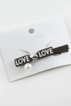 Love Yazılı İnci Pens Toka