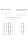 Lw-7 300 Ledli 10 Sarkıt Perde Led Işık, 8 Modlu Uzaktan Kumandalı, 3x3 Metre Peri Telli Led