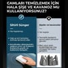 Magic Eraser Araç Cam Yağ Filmi Temizleme Süngeri