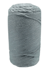 Makrome İpi 3 Mm Polyester Gri Simli