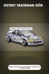 Manga Desenli 1/64 Ölçek Diecast Honda Civic EF Model Araba - Tekli Rastgele Paket BX-313375