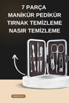 Manikür Pedikür Seti İkili Set El ve Ayak Bakımı Nasır Temizleme Protez Tırnak Çıkarma