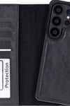 Manyetik Hakiki Deri Cüzdan Kılıf Samsung Galaxy S26 Ultra Uyumlu Kart Yuvalı 1 Adet BX-313512
