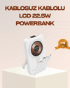 Manyetik Kablosuz Powerbank 22.5W Hızlı Şarj LCD Ekranlı