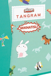 Manyetik Tangram Defteri 7 Ahşap Parça Mıknatıslı - 3+ Yaş Eğitici Zeka Oyunu BX-313796