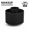 Masa Üstü Çok Amaçlı 360  Derece Dönen Organizer  – Dekoratif Ürün 20x20 Cm Siyah