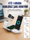 Masaüstü Düzenleyici 4’ü 1 Arada Kablosuz Şarj Aksesuarı Yeni Nesil