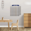 Matematik Öğreten Yüzlük Tablo Duvarda İz Bırakmaz Akıllı Kağıt Yapışkansız Statik  60x60 Cm Bx40