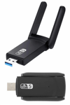 Mbps Wifi Alıcı Kablosuz Wifi Adaptörü Çift Band Çift Antenli Yeni Nesil