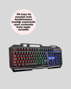 Mekanik LED Gaming Klavye Mouse Seti – Yüksek Tepki ve Ergonomi