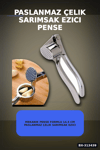 Mekanik Pense Formlu 14.5 cm Paslanmaz Çelik Sarımsak Ezici Alet 1 Adet BX-313439