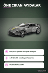 Metal 1:43 Aston Martin Vantage Çek Bırak Model Araba - Hediye Oyuncak BX-313505