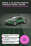 Metal 1:43 Aston Martin Vantage Çek Bırak Model Araba - Hediye Oyuncak BX-313505