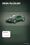Metal 1:43 Aston Martin Vantage Çek Bırak Model Araba - Hediye Oyuncak BX-313505