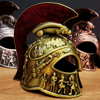 Metal Dekoratif Şövalye Miğferi - Tarihi Tasarım - 10x5 cm