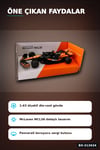 Metal Diecast 1:43 McLaren F1 Çek Bırak Araba - Lisanslı Model, Koleksiyonluk Oyuncak BX-313634
