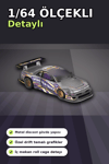 Metal Diecast 1/64 Olcek Nissan Silvia S13-R Drift Arabasi - Kaido House Koleksiyon Modeli BX-313398