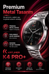 Metal Kasa Görünümlü Akıllı Saat Üç Farklı Kayışlı Bluetooth Bildirim Destekli