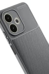 Mey İthalat®   A5 Pro 4G Kılıf Auto Focus Karbon Kapak - Gri