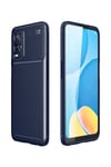 Mey İthalat®   A54 4G Kılıf Auto Focus Karbon Kapak - Lacivert