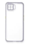 Mey İthalat®   A73 Kılıf Miami Şeffaf Silikon - Lila