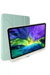 Mey İthalat®   iPad 10.2 (8.nesil) Kılıf Kalemlikli Mars Tablet Kılıfı - Açık Yeşil