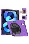 Mey İthalat®   iPad 2022 10.9 (10.nesil) Kılıf Amazing Tablet Kapak - Mor