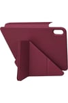 Mey İthalat®   iPad 2025 10.9 10.Nesil (A16) Edz Manyetik Standlı Tablet Kılıfı - Mürdüm