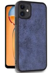 Mey İthalat®   iPhone 11 Kılıf Aras Deri Kapak - Lacivert