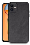 Mey İthalat®   iPhone 11 Kılıf Aras Deri Kapak - Siyah