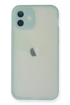 Mey İthalat®   iPhone 11 Pro Max Kılıf Montreal Silikon Kapak - Turkuaz