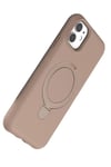 Mey İthalat®   iPhone 11 Regal Magsafe Standlı Kapak - Çöl Titanyum