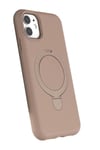 Mey İthalat®   iPhone 11 Regal Magsafe Standlı Kapak - Çöl Titanyum