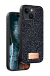 Mey İthalat®   iPhone 14 Bright Simli Kapak - Siyah