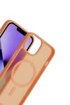 Mey İthalat®   iPhone 14 Jota Magsafe Kapak - Turuncu