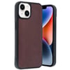 Mey İthalat®   iPhone 14 Kılıf Aras Deri Kapak - Bordo