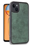 Mey İthalat®   iPhone 14 Kılıf Aras Deri Kapak - Koyu Yeşil