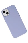 Mey İthalat®   iPhone 14 Kılıf Nano içi Kadife Silikon - Lila