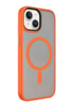 Mey İthalat®   iPhone 14 Megane Magsafe Kapak - Turuncu