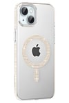 Mey İthalat®   iPhone 14 Move Taşlı Magsafe Kapak - Pembe