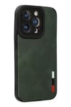 Mey İthalat®   iPhone 14 Pro Max Kılıf Loop Deri Silikon - Yeşil